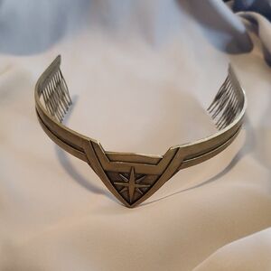 DC Comics Wonder Woman replica tiara burnished gold-tone metal